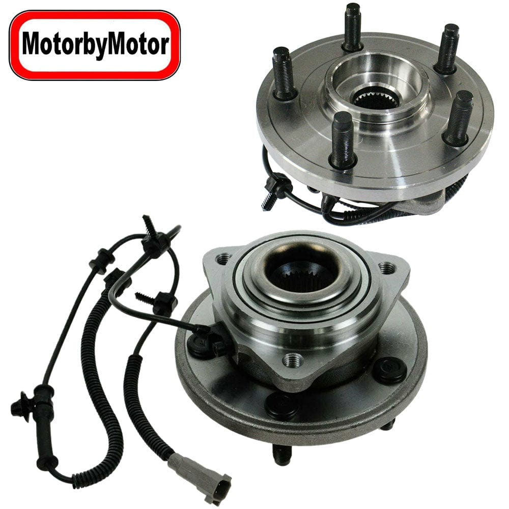 Front Wheel Bearing Fit 2006-2010 Jeep Commander, 2005-2010 Jeep Grand Cherokee Wheel Hub (2 Pack), ABS Sensor, 5 Lug-513234 (2 PACK)