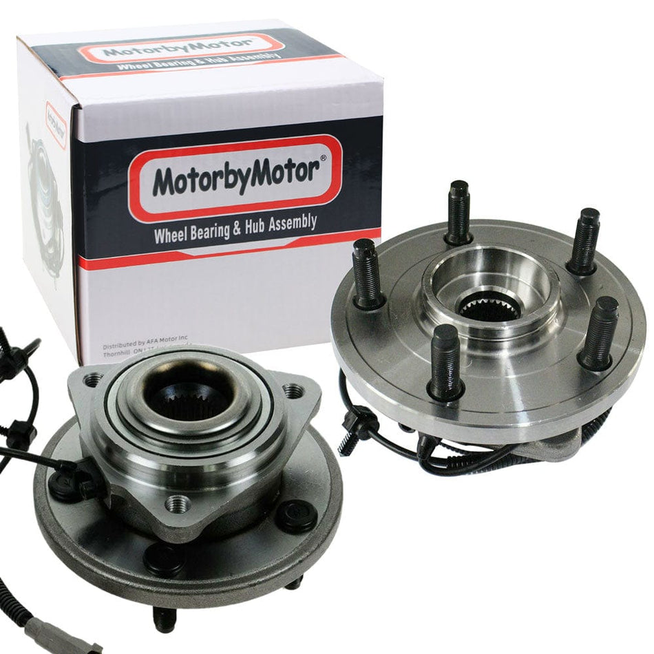 Front Wheel Bearing Fit 2006-2010 Jeep Commander, 2005-2010 Jeep Grand Cherokee Wheel Hub (2 Pack), ABS Sensor, 5 Lug-513234 (2 PACK)
