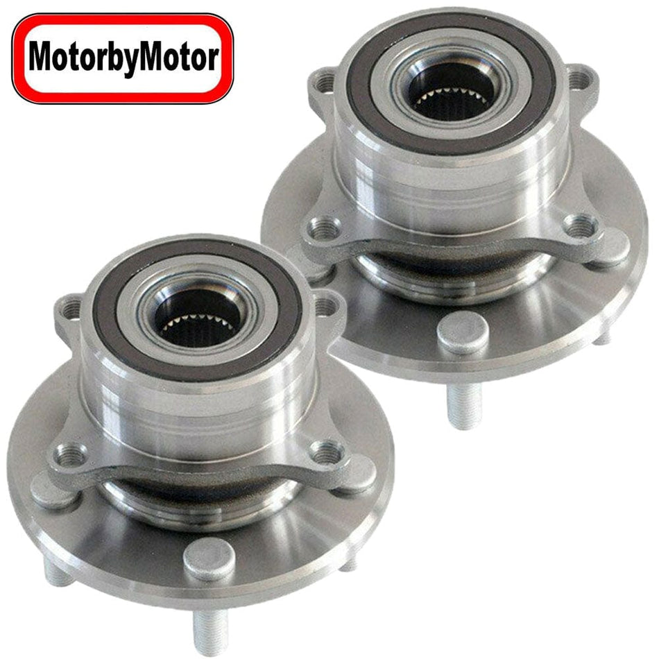 Front Wheel Bearing Fit 2007-2013 Acura MDX ZDX, 2009-2015 Honda Pilot Wheel Hub 5-Lug, 513267 (2 Pack)