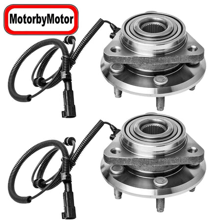 Front Wheel Bearing Fit 2008-2012 Jeep Liberty, 2007-2011 Dodge Nitro Wheel Hub w/ABS-5 Lugs, 513270 (2 Pack)