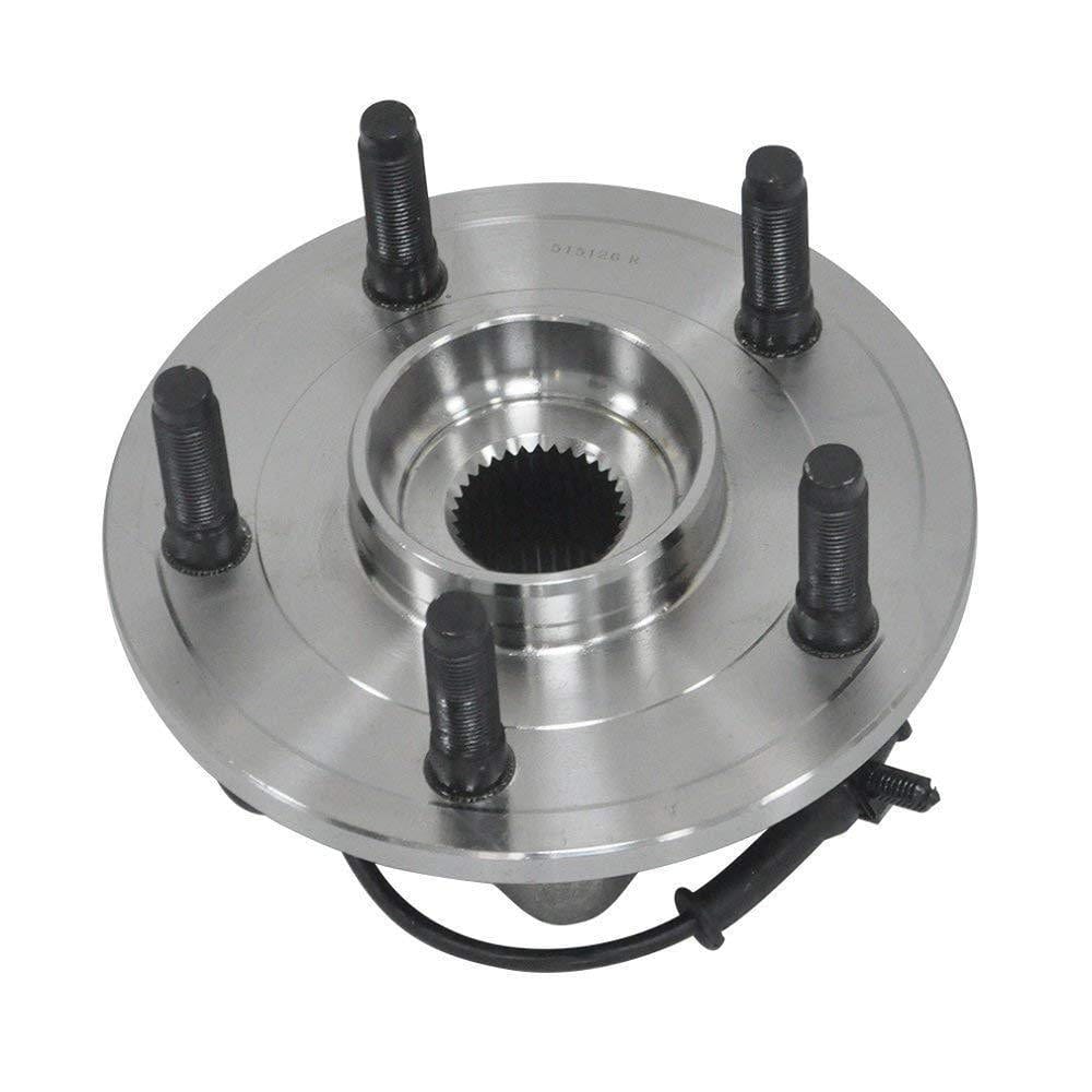 Front Wheel Bearing Fit 2009 2010 2011 Dodge Ram 1500 , w/ABS 5 Lugs Wheel Hub 4WD，515126 (2 PACK)