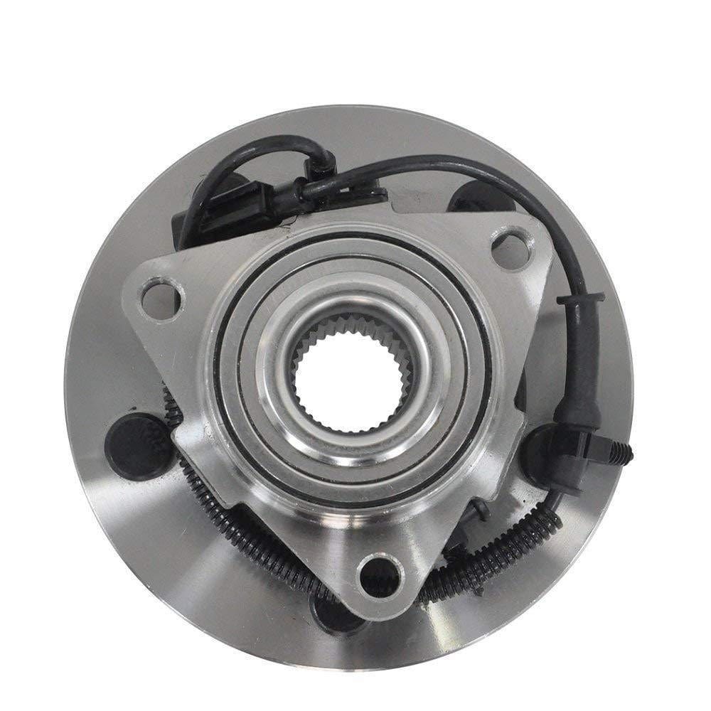 Front Wheel Bearing Fit 2009 2010 2011 Dodge Ram 1500 , w/ABS 5 Lugs Wheel Hub 4WD，515126 (2 PACK)