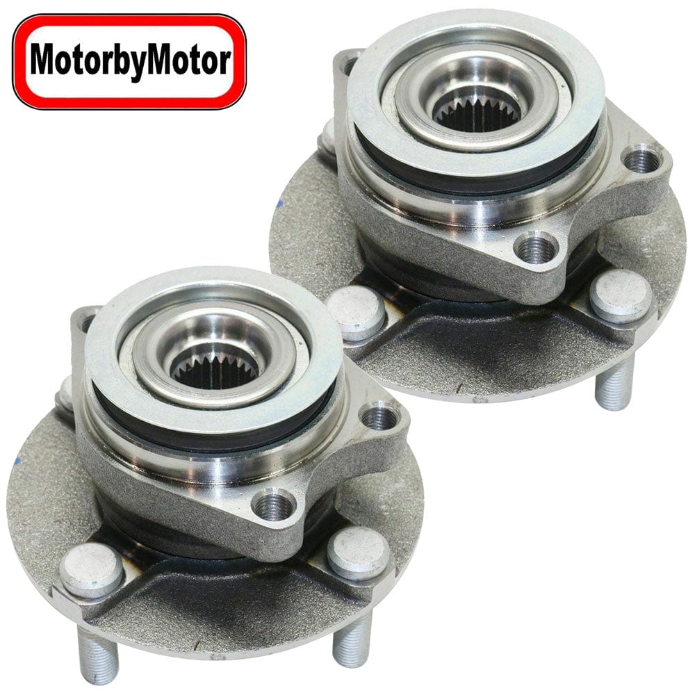 Front Wheel Bearing Fit 2009-2014 Nissan Cube Wheel Hub w/4 Lugs, 513344 (2 Pack)