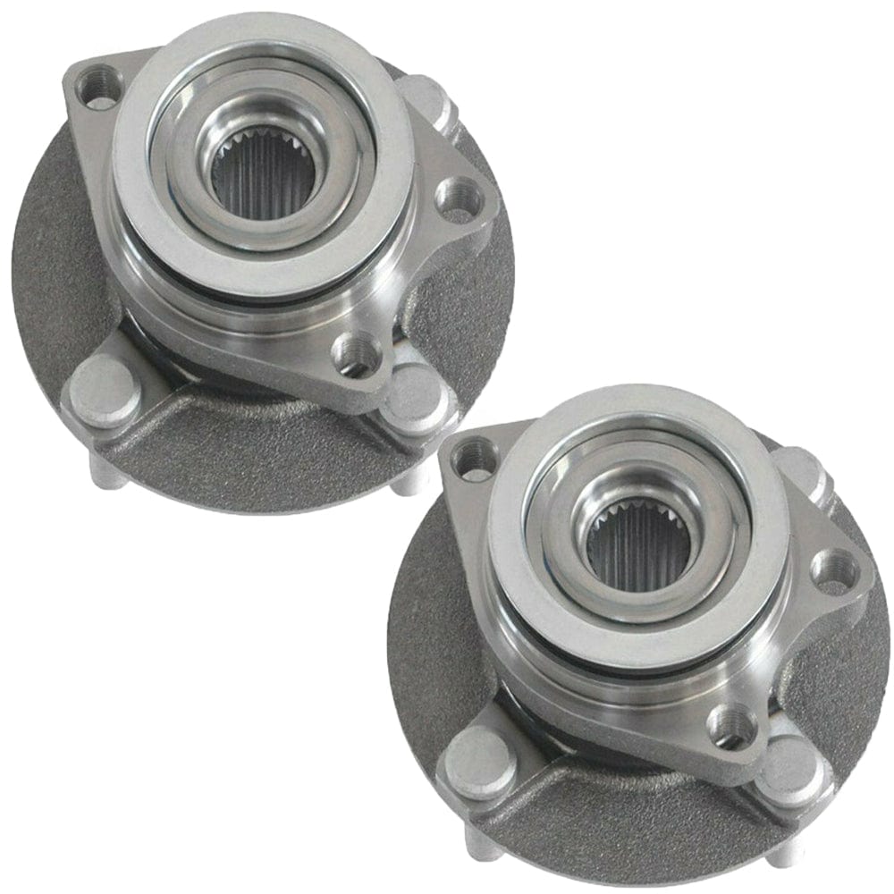 Front Wheel Bearing Fit 2009-2014 Nissan Cube Wheel Hub w/4 Lugs, 513344 (2 Pack)