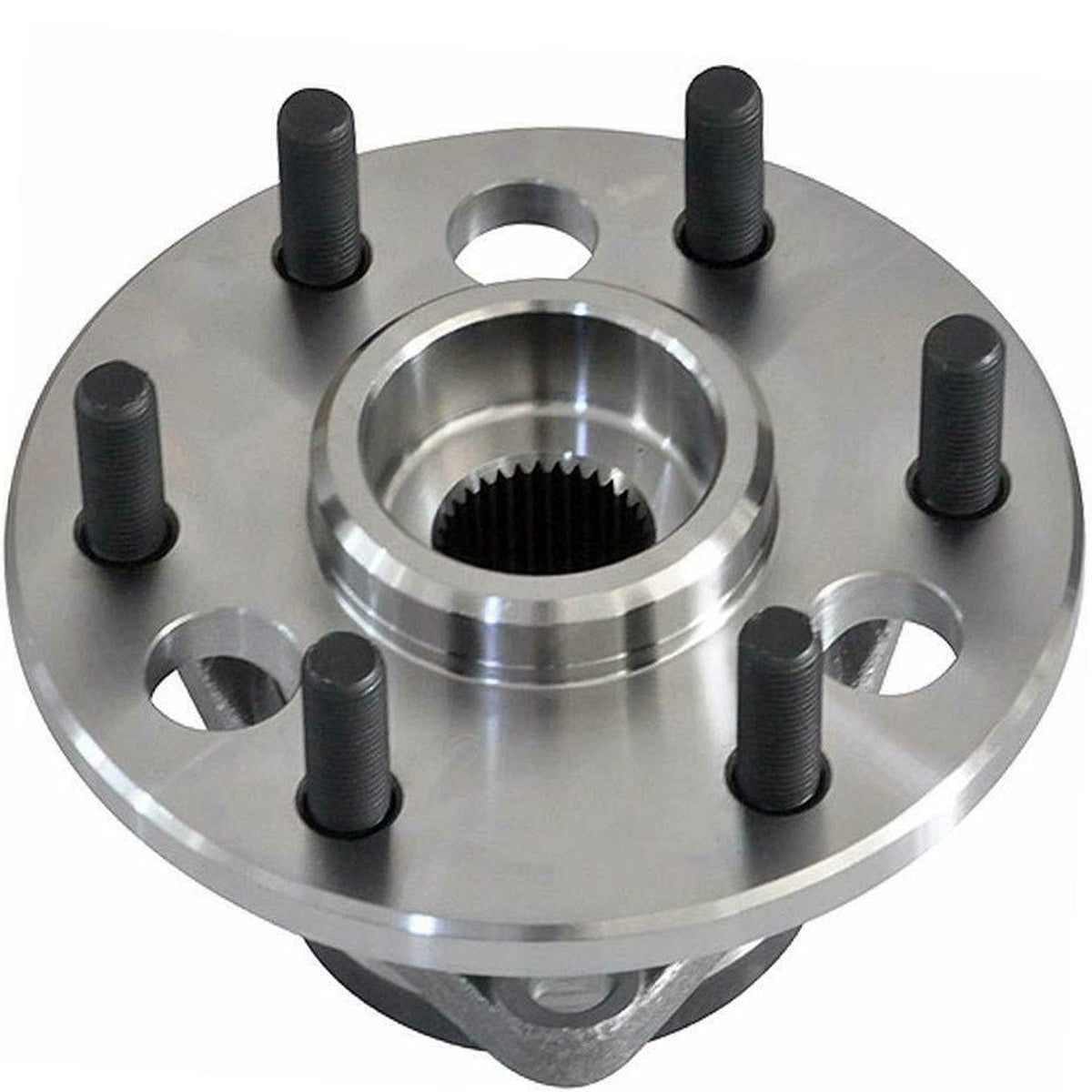 Front Wheel Bearing Fit Chevrolet Blazer K1500 K2500 Pickup, GMC Yukon Wheel Hub w/6 Lugs, 4WD, 515001 (2 Pack)