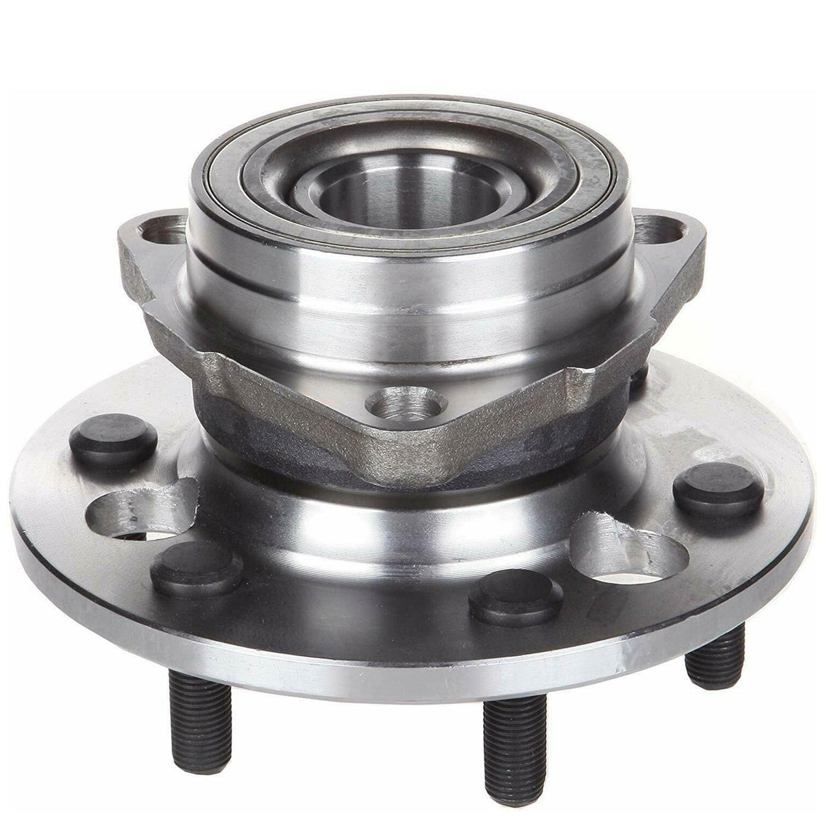 Front Wheel Bearing Fit Chevrolet Blazer K1500 K2500 Pickup, GMC Yukon Wheel Hub w/6 Lugs, 4WD, 515001 (2 Pack)