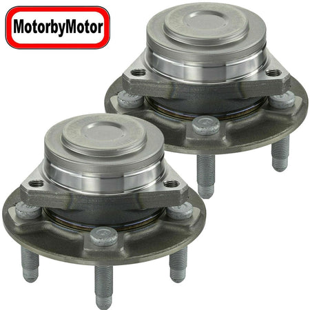 Front Wheel Bearing Fit Chevrolet Camaro 2016 2017 Wheel Hub w/5 Lugs, 513396 (2 Pack)