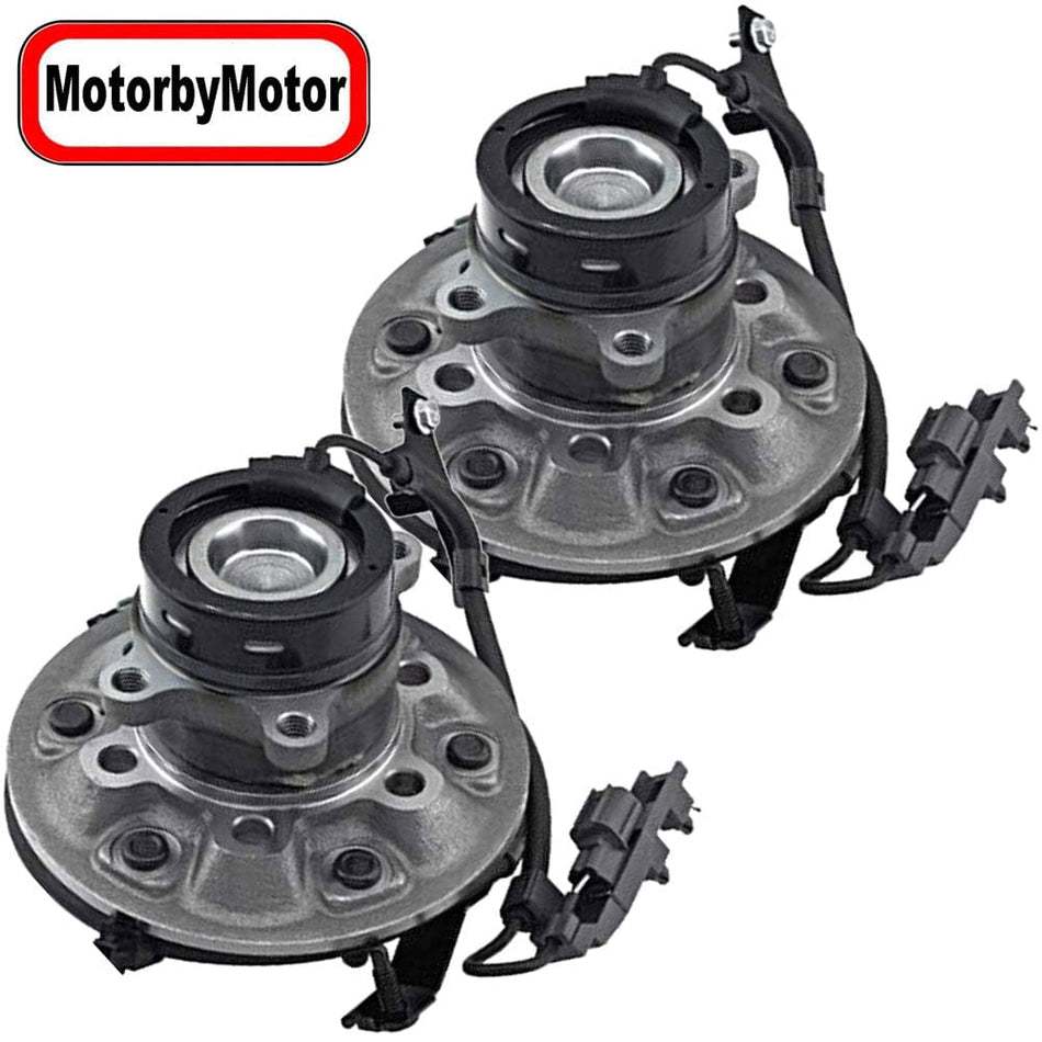 Front Wheel Bearing Fit Chevrolet Colorado, GMC Canyon, Isuzu I-280 I-290 I-370 Wheel Hub w/ABS 6 Lugs, 2WD RWD, 515106 515107(2 Pack)