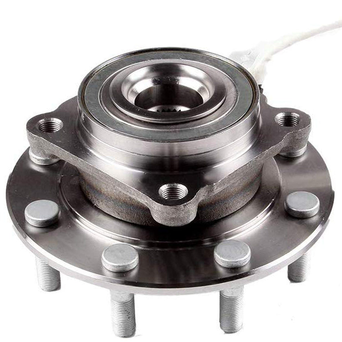 Front Wheel Bearing Fit Chevrolet Silverado 3500 Classic GMC Sierra, Chevrolet Silverado 3500 GMC Sierra Wheel Hub 8 Lugs 4WD, w/ABS-515088 (2 Pack)