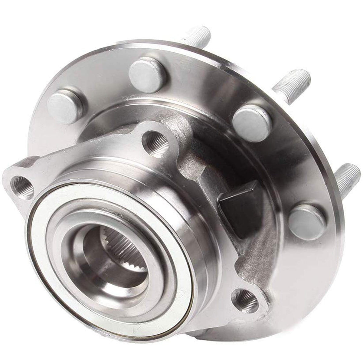 Front Wheel Bearing Fit Chevrolet Silverado 3500 Classic GMC Sierra, Chevrolet Silverado 3500 GMC Sierra Wheel Hub 8 Lugs 4WD, w/ABS-515088 (2 Pack)