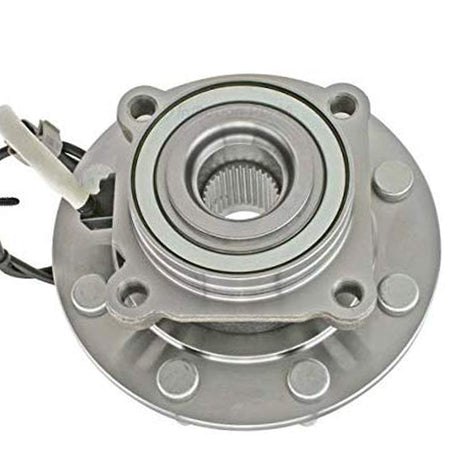 Front Wheel Bearing Fit Chevrolet Silverado 3500 Classic GMC Sierra, Wheel Hub 8 Lugs 2WD RWD, w/ABS-515087  (2 Pack)