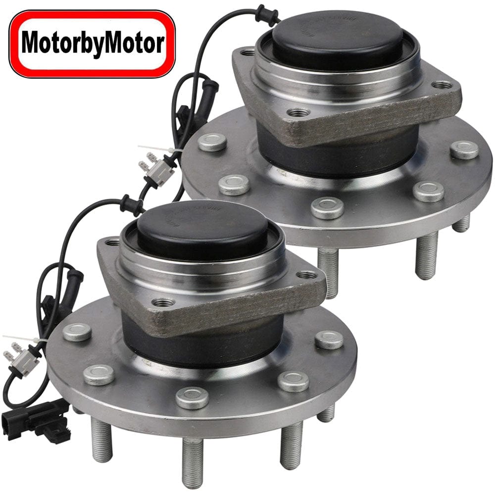 Front Wheel Bearing Fit Chevrolet Silverado 3500 HD 2011-2019 , GMC Sierra 3500 HD Wheel Hub w/ABS 8 Lugs 2WD, 515147 (2 Pack)