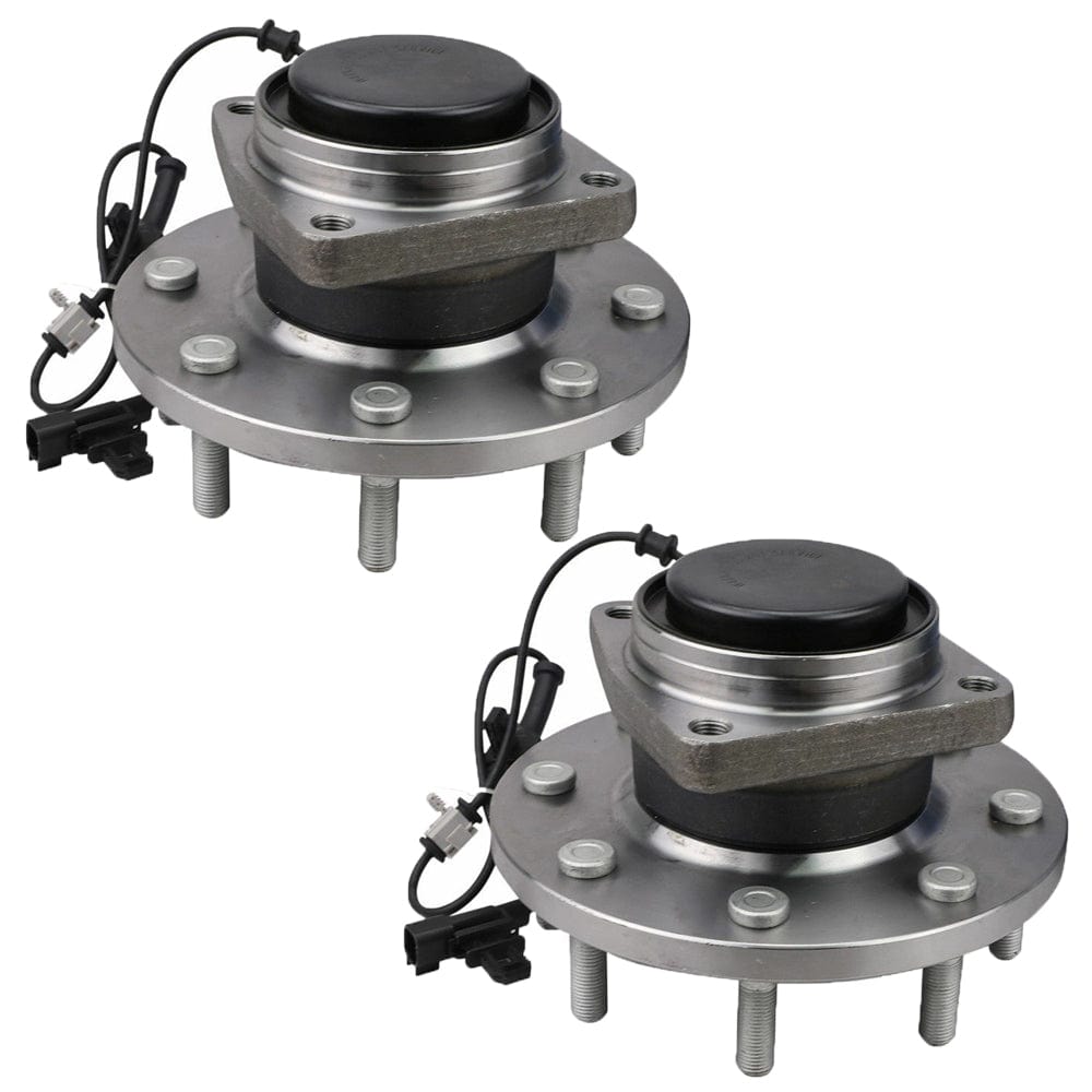 Front Wheel Bearing Fit Chevrolet Silverado 3500 HD 2011-2019 , GMC Sierra 3500 HD Wheel Hub w/ABS 8 Lugs 2WD, 515147 (2 Pack)