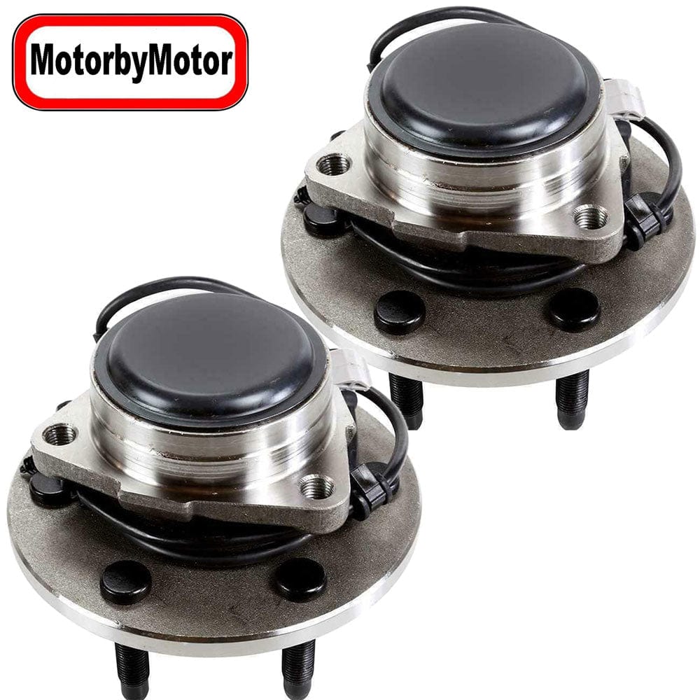 Front Wheel Bearing Fit Chevy Avalanche Silverado Suburban 1500 Express Tahoe, GMC Sierra 1500 Savana Yukon, Cadillac Escalade, 515054 (2PACK)