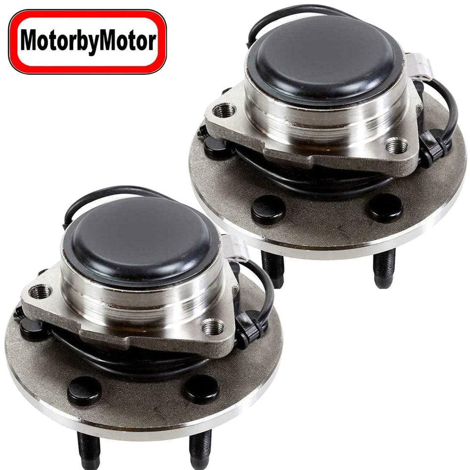 Front Wheel Bearing Fit Chevy Avalanche Silverado Suburban 1500 Express Tahoe, GMC Sierra 1500 Savana Yukon, Cadillac Escalade, 515054 (2PACK)