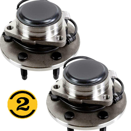 Front Wheel Bearing Fit Chevy Avalanche Silverado Suburban 1500 Express Tahoe, GMC Sierra 1500 Savana Yukon, Cadillac Escalade, 515054 (2PACK)