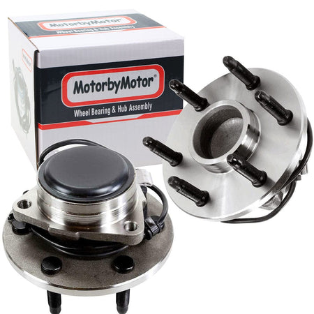 Front Wheel Bearing Fit Chevy Avalanche Silverado Suburban 1500 Express Tahoe, GMC Sierra 1500 Savana Yukon, Cadillac Escalade, 515054 (2PACK)