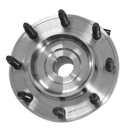 Front Wheel Bearing Fit Chevy Silverado GMC Sierra 2500 3500(HD), Chevy Suburban, GMC Yukon XL 2500, Hummer H2 Wheel Hub  w/ABS 8 Lugs,515098 (2 PACK)