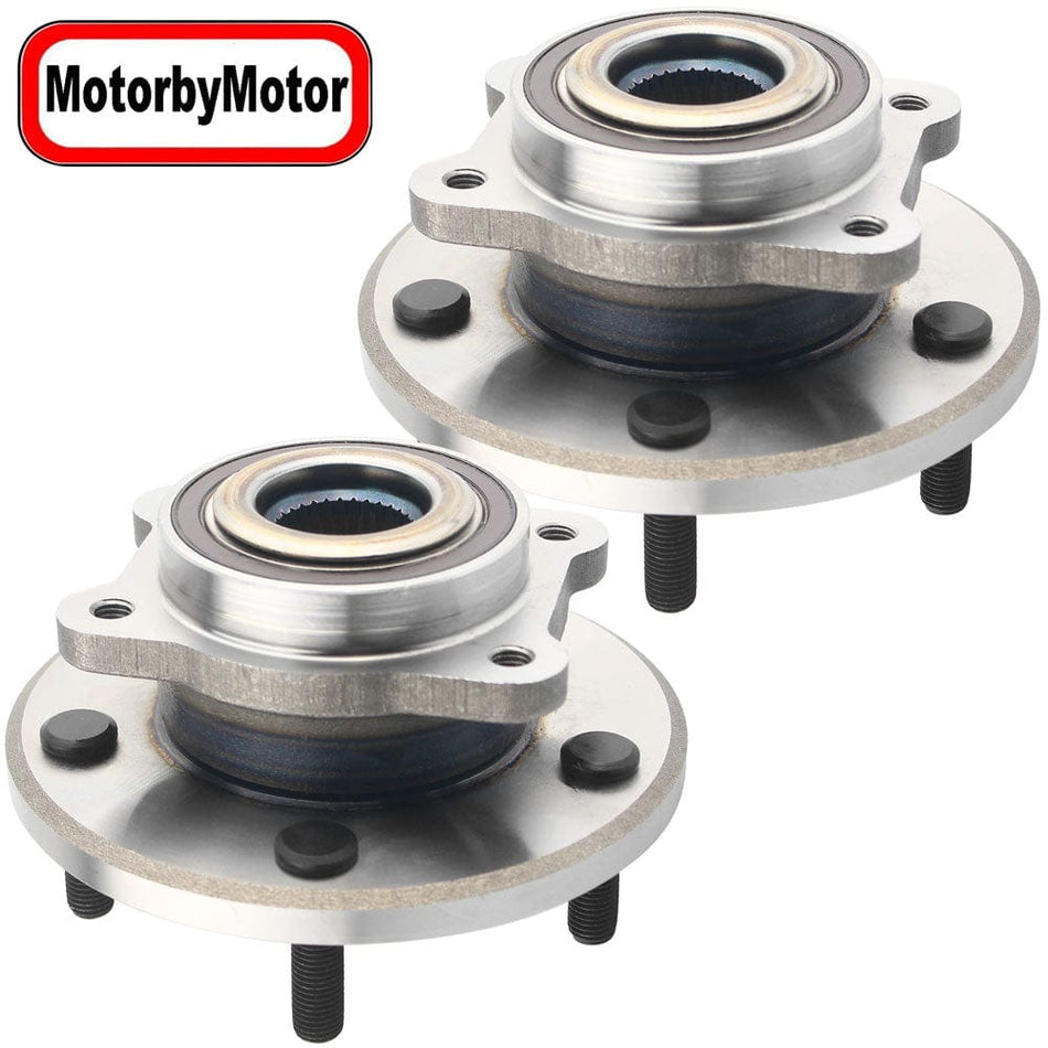 Front Wheel Bearing Fit Dodge Journey 2009-2018, w/5 Lugs Wheel Hub, 513286 (2 Pack)