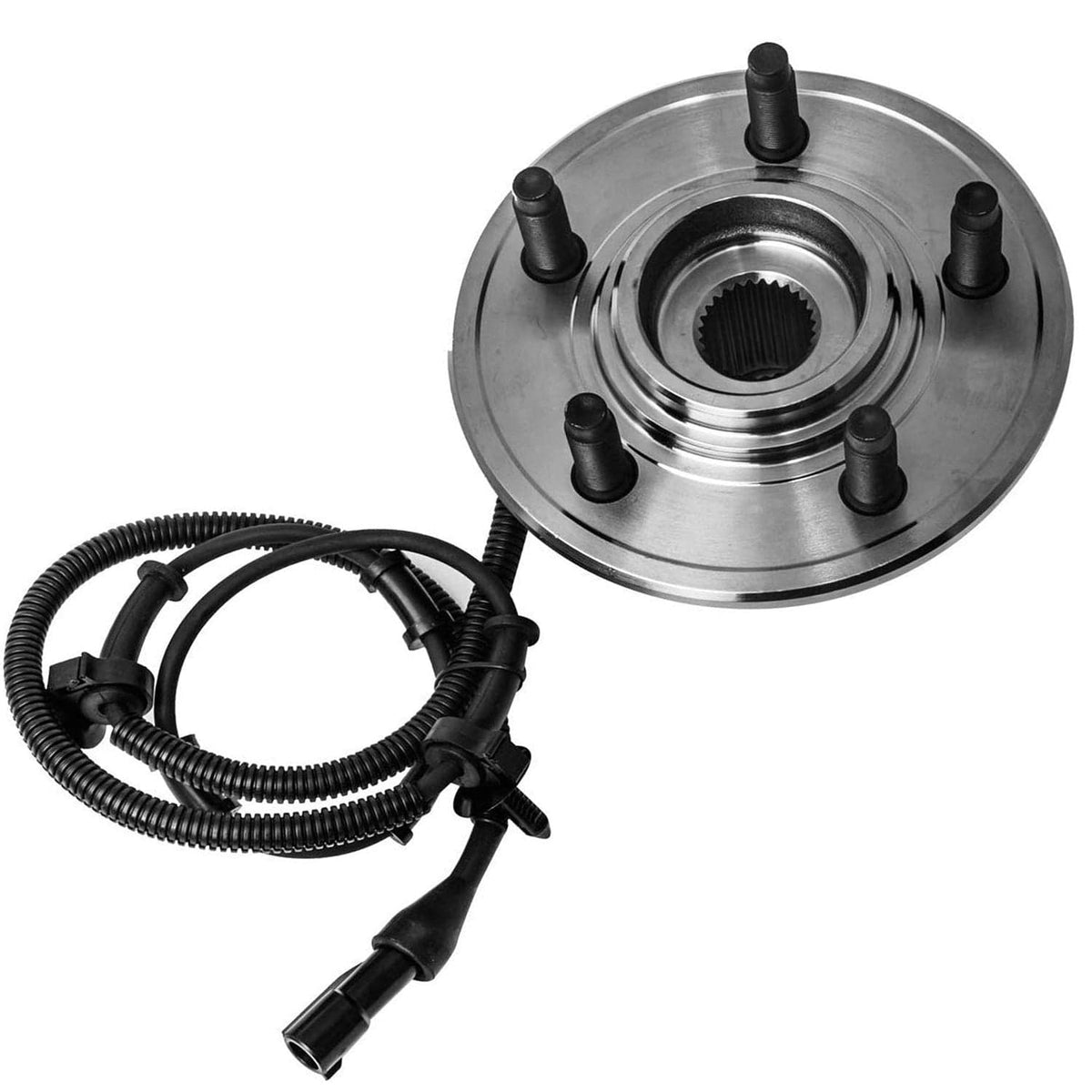 Front Wheel Bearing  Fit Explorer,Lincoln Aviator, Mercury Mountaineer Wheel Hub w/ABS, 5 Lugs-515050 (2 Pack)