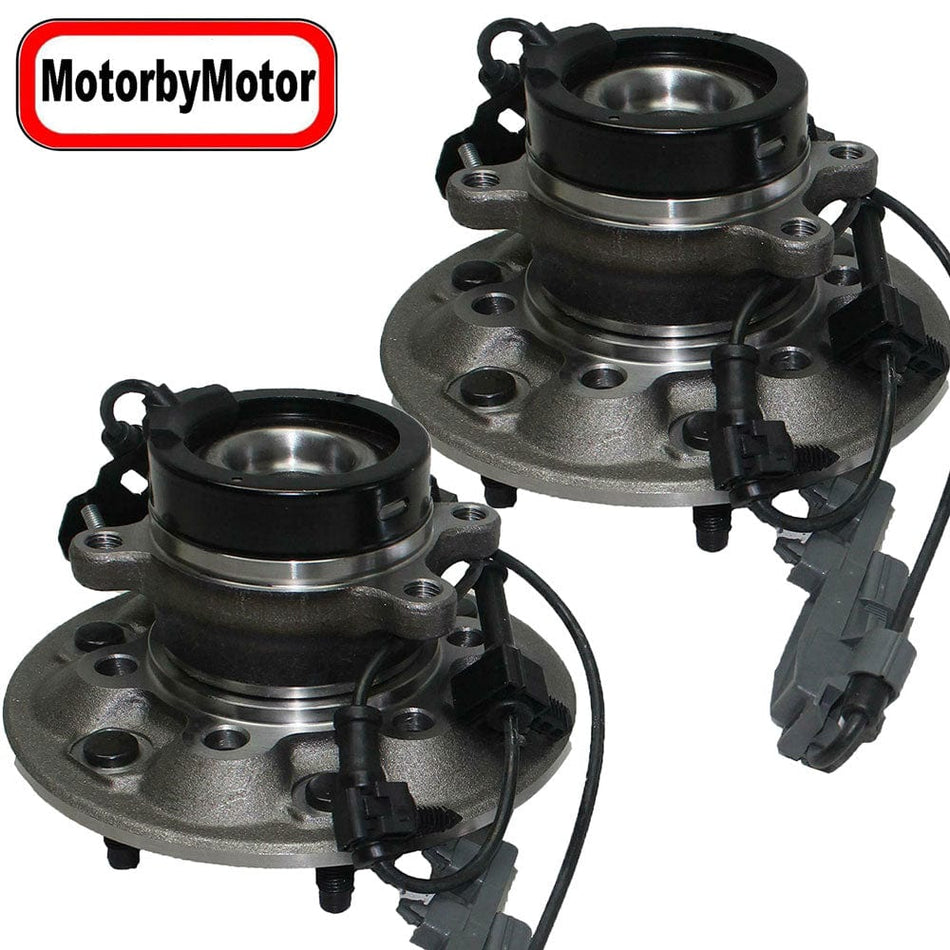 Front Wheel Bearing Fit Fit 2004-2008 Chevrolet Colorado GMC Canyon, Wheel Hub w/ABS, 6 Lugs, 515108 515109