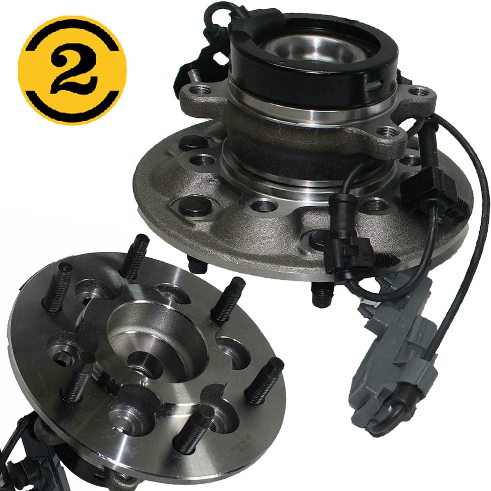 Front Wheel Bearing Fit Fit 2004-2008 Chevrolet Colorado GMC Canyon, Wheel Hub w/ABS, 6 Lugs, 515108 515109