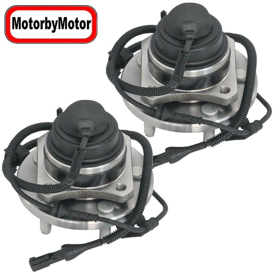 Front Wheel Bearing Fit Ford Crown Victoria, Mercury Grand Marquis,  Lincoln Town Car Wheel Hub w/ABS, 5 Lugs RWD, 513230 (2 Pack)
