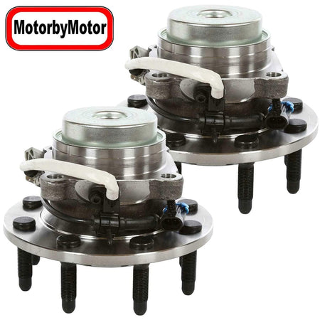 Front Wheel Bearing Fit GMC Savana 2500 3500 4500, Chevrolet Express 2500 3500 4500 Wheel Hub w/ABS 8 Lugs, RWD, 515059 (2 Pack)