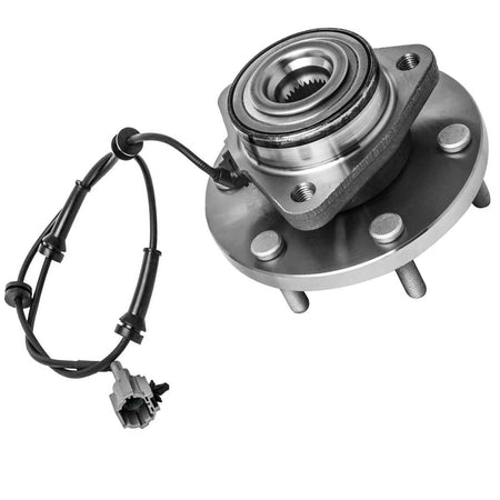 Front Wheel Bearing Fit Infiniti QX56, Nissan Armada Pathfinder Titan Wheel Hub w/6 Lugs w/ABS, 515066 (2 PACK)