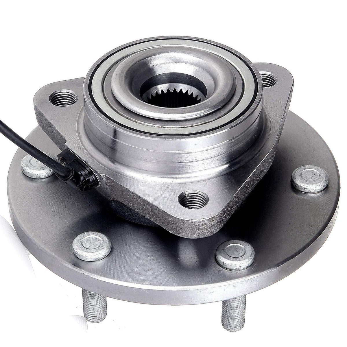 Front Wheel Bearing Fit Infiniti QX56, Nissan Armada Pathfinder Titan Wheel Hub w/6 Lugs w/ABS, 515066 (2 PACK)