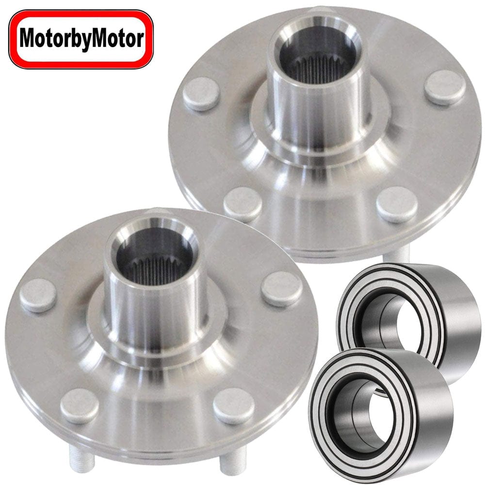 Front Wheel Bearing Fit Mazda CX-7 2007-2012 Hub Bearing 5 Lugs, 930 554, 510063 (2 Pack)