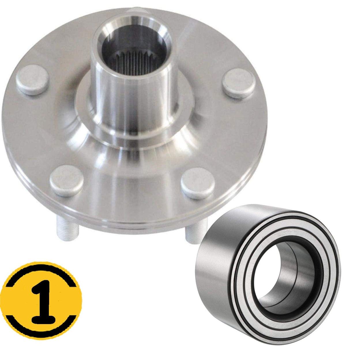 Front Wheel Bearing Fit Mazda CX-7 2007-2012 Wheel Hub 5 Lugs,  930 554 510063