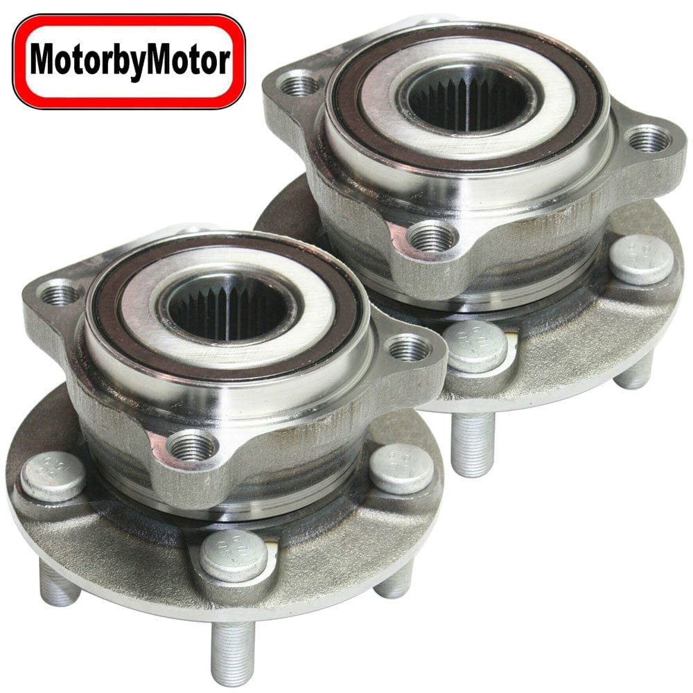 Front Wheel Bearing Fit Subaru Forester Subaru Impreza Subaru Impreza Sport Subaru XV Crosstrek Subaru WRX Wheel Hub, 5 Lugs, w/ABS-513303 (2 Pack)