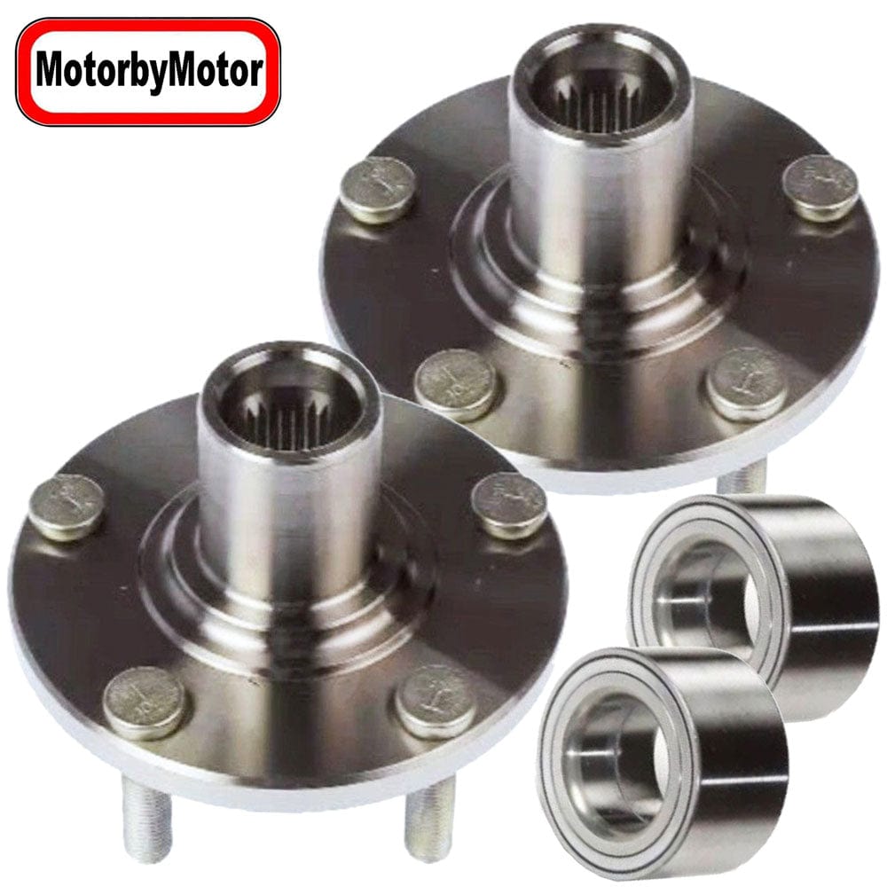 Front Wheel Bearing Fit Toyota 2004-2017 Camry, 2001-2007 Toyota Highlander, 2004-2008 Toyota Solara Wheel Hub w/5 Lugs AWD, 930 401 510063 (2 Pack)