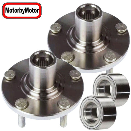 Front Wheel Bearing Fit Toyota 2004-2017 Camry, 2001-2007 Toyota Highlander, 2004-2008 Toyota Solara Wheel Hub w/5 Lugs AWD, 930 401 510063 (2 Pack)