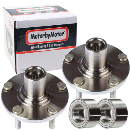 Front Wheel Bearing Fit Toyota 2004-2017 Camry, 2001-2007 Toyota Highlander, 2004-2008 Toyota Solara Wheel Hub w/5 Lugs AWD, 930 401 510063 (2 Pack)