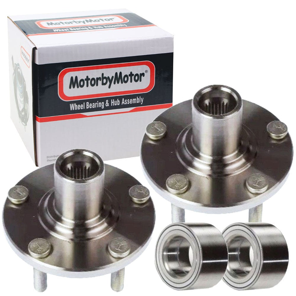 Front Wheel Bearing Fit Toyota 2004-2017 Camry, 2001-2007 Toyota Highlander, 2004-2008 Toyota Solara Wheel Hub w/5 Lugs AWD, 930 401 510063 (2 Pack)