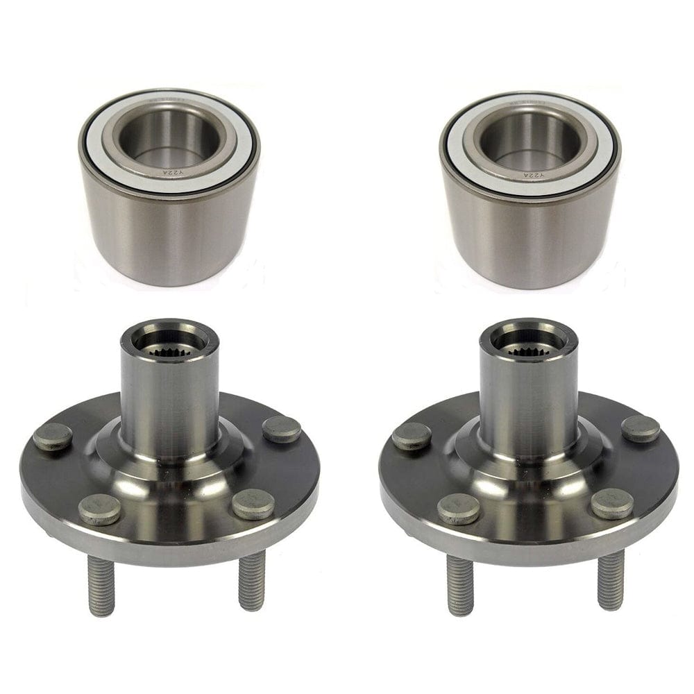 Front Wheel Bearing Fit Toyota 2004-2017 Camry, 2001-2007 Toyota Highlander, 2004-2008 Toyota Solara Wheel Hub w/5 Lugs AWD, 930 401 510063 (2 Pack)