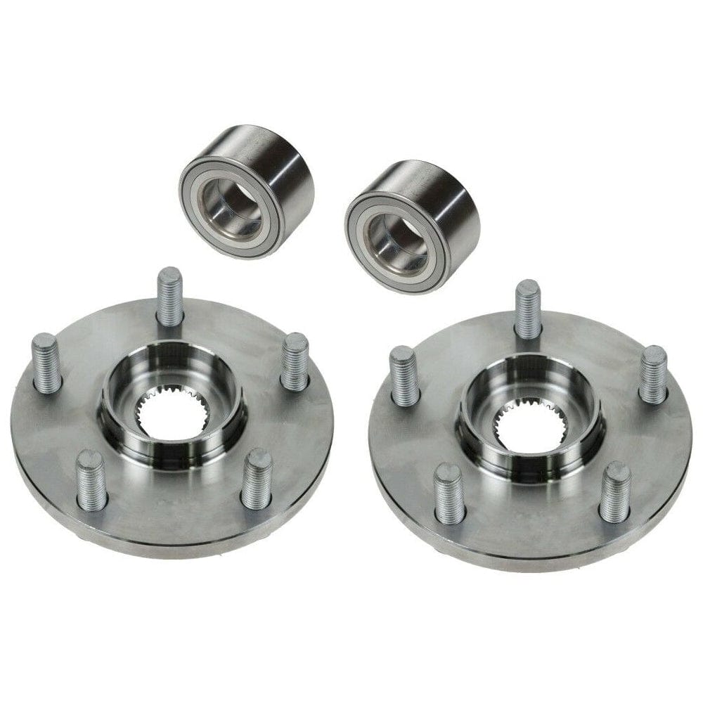 Front Wheel Bearing Fit Toyota 2004-2017 Camry, 2001-2007 Toyota Highlander, 2004-2008 Toyota Solara Wheel Hub w/5 Lugs AWD, 930 401 510063 (2 Pack)