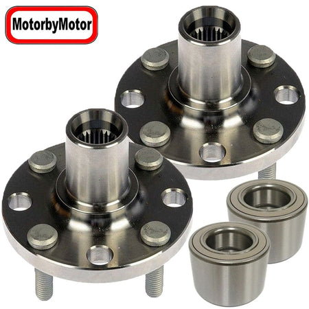 Front Wheel Bearing Fit Toyota Celica Toyota Corolla Toyota Matrix, Pontiac Vibe Hub Bearing w/5 Lugs, 930 406 510070 (2 Pack)