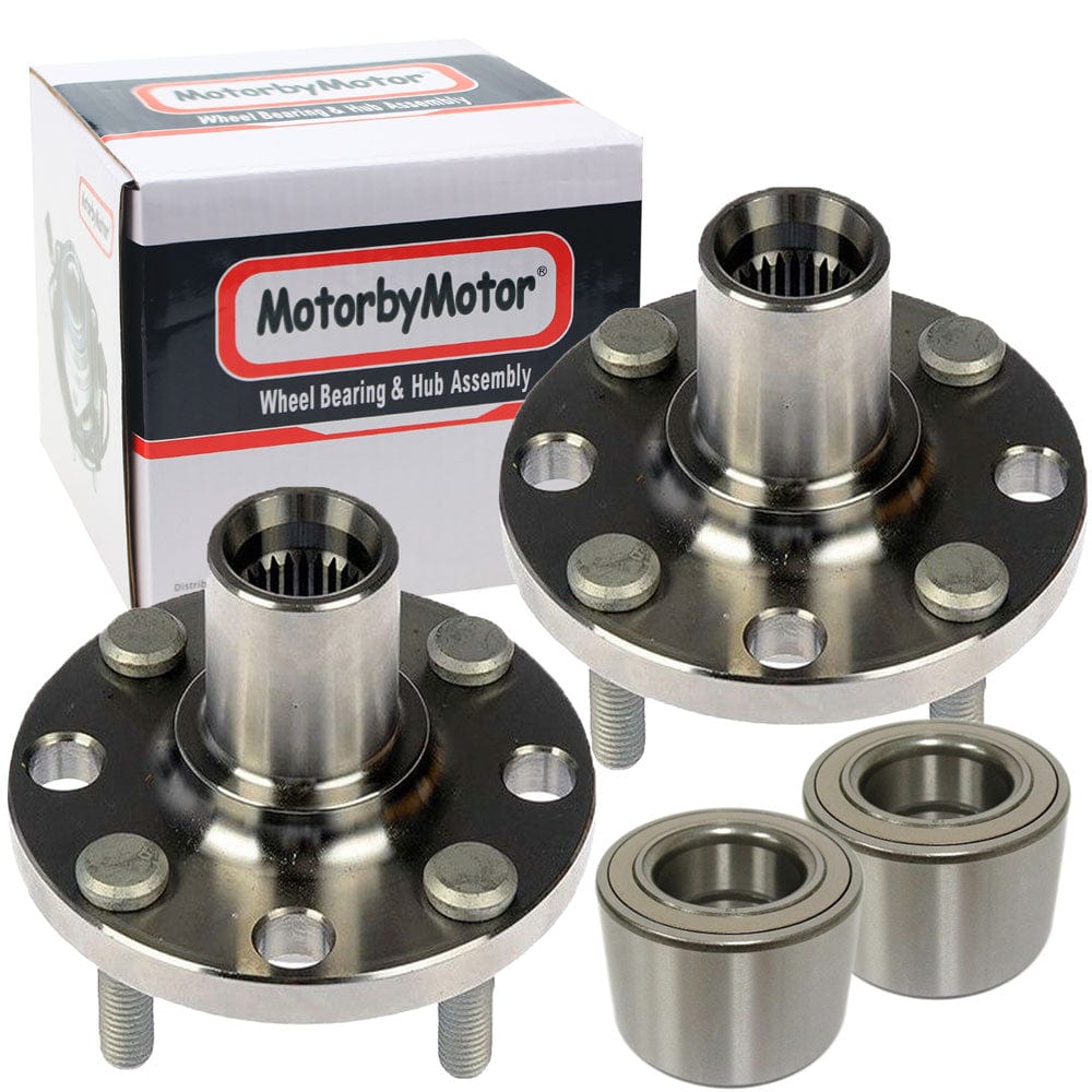 Front Wheel Bearing Fit Toyota Celica Toyota Corolla Toyota Matrix, Pontiac Vibe Hub Bearing w/5 Lugs, 930 406 510070 (2 Pack)