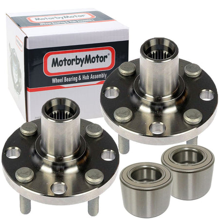 Front Wheel Bearing Fit Toyota Celica Toyota Corolla Toyota Matrix, Pontiac Vibe Hub Bearing w/5 Lugs, 930 406 510070 (2 Pack)