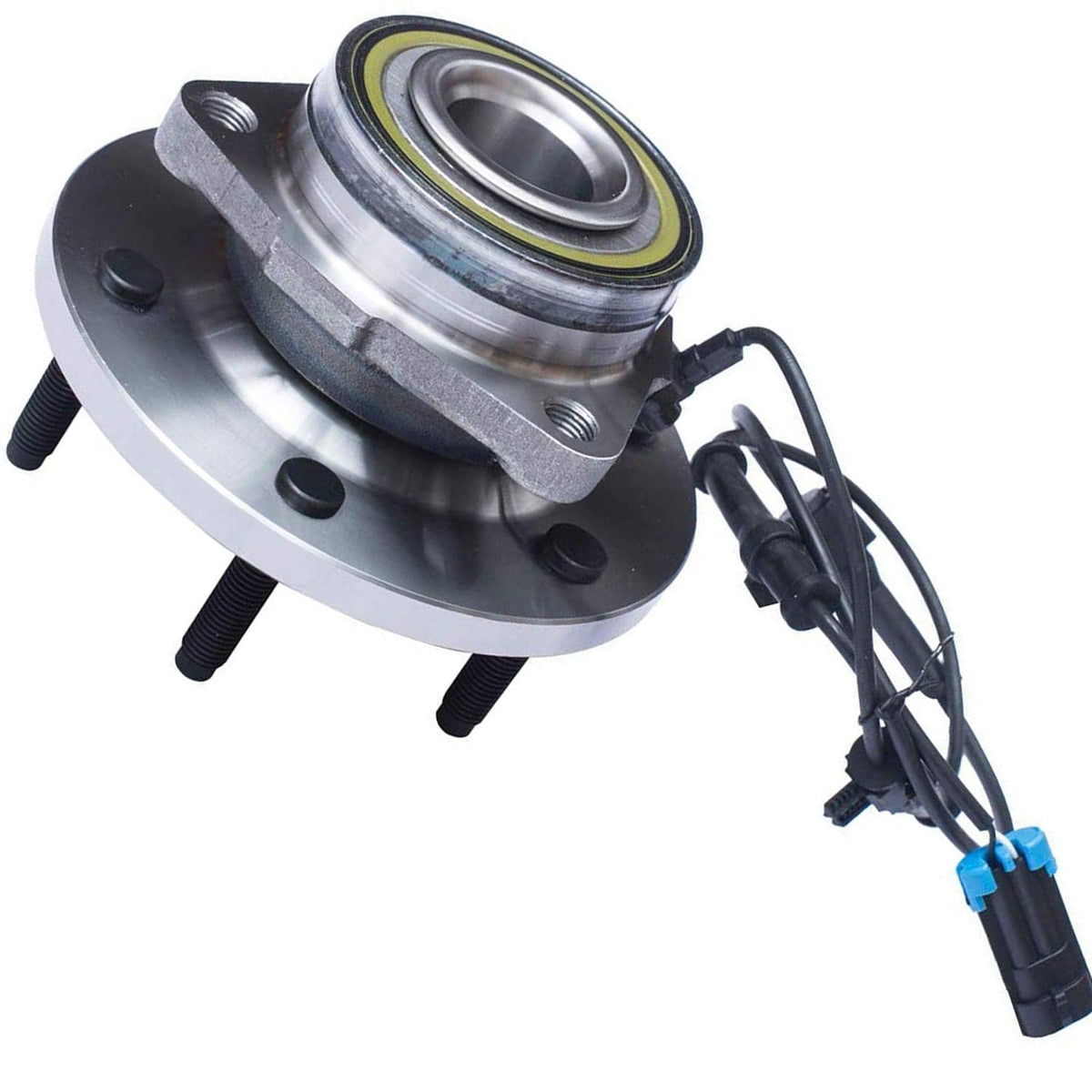 Front Wheel Bearing for 2006-2008 Hummer H3 Hub Wheel Hub w/ABS, 6 Lugs, 515093 (2 PACKs)