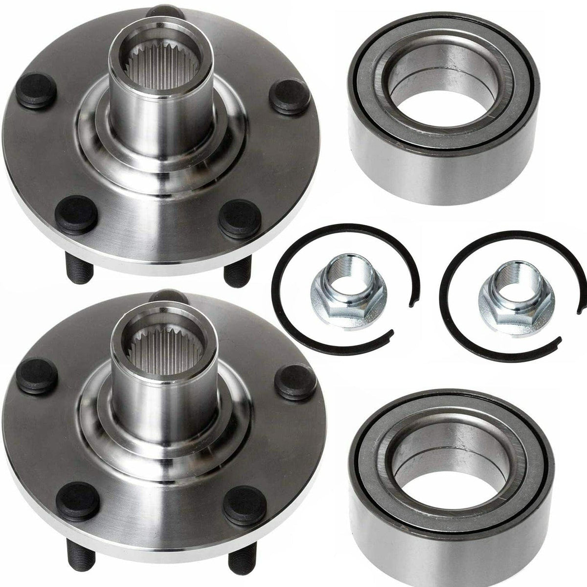 Front Wheel Bearing for Infiniti I30, Infiniti I35, Nissan Altima , Nissan Maxima Wheel Hub w/5 Lugs-518516 (2 PACK)