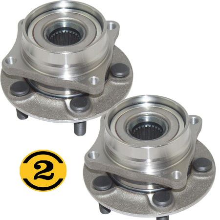 Front Wheel Bearing Hub Assembly Fit 2004 2005 2006 2007 2008 2009 Toyota Prius Hub Bearing (2 Pack) Compatible with 5 Lugs, Replace 513265