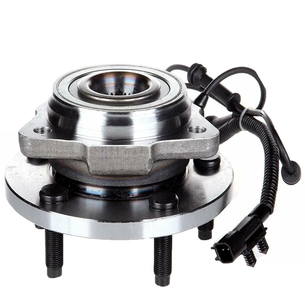 Front Wheel Bearing Hub Assembly Fit 2007 2008 2009 2010 Jeep Wrangler Hub Bearing(2 Pack)-5 Lugs w/ABS, 2WD 4WD, Replace 513272