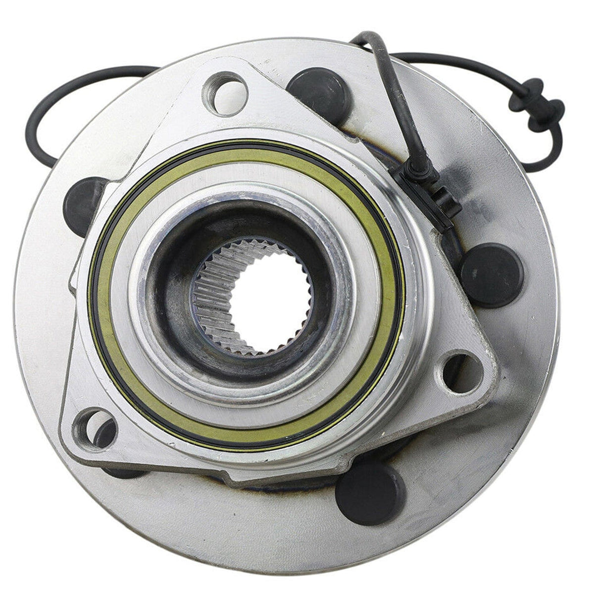 Front Wheel Bearing Hub Assembly Fit for 2004 2005 Dodge Durango Hub Bearing (2 Pack) w/ABS 5 Lugs, Replace 513207