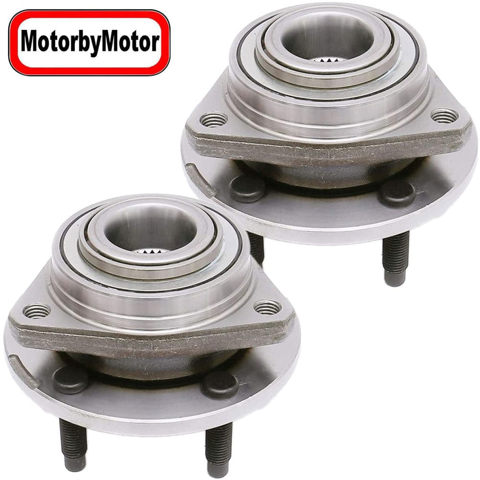 Front Wheel Bearing & Hub Assembly fit for 2004-2007 Chevy Malibu, 2005-2007 Pontiac G6 w/5 Lugs (Non-ABS)-513215 - 2 PACK