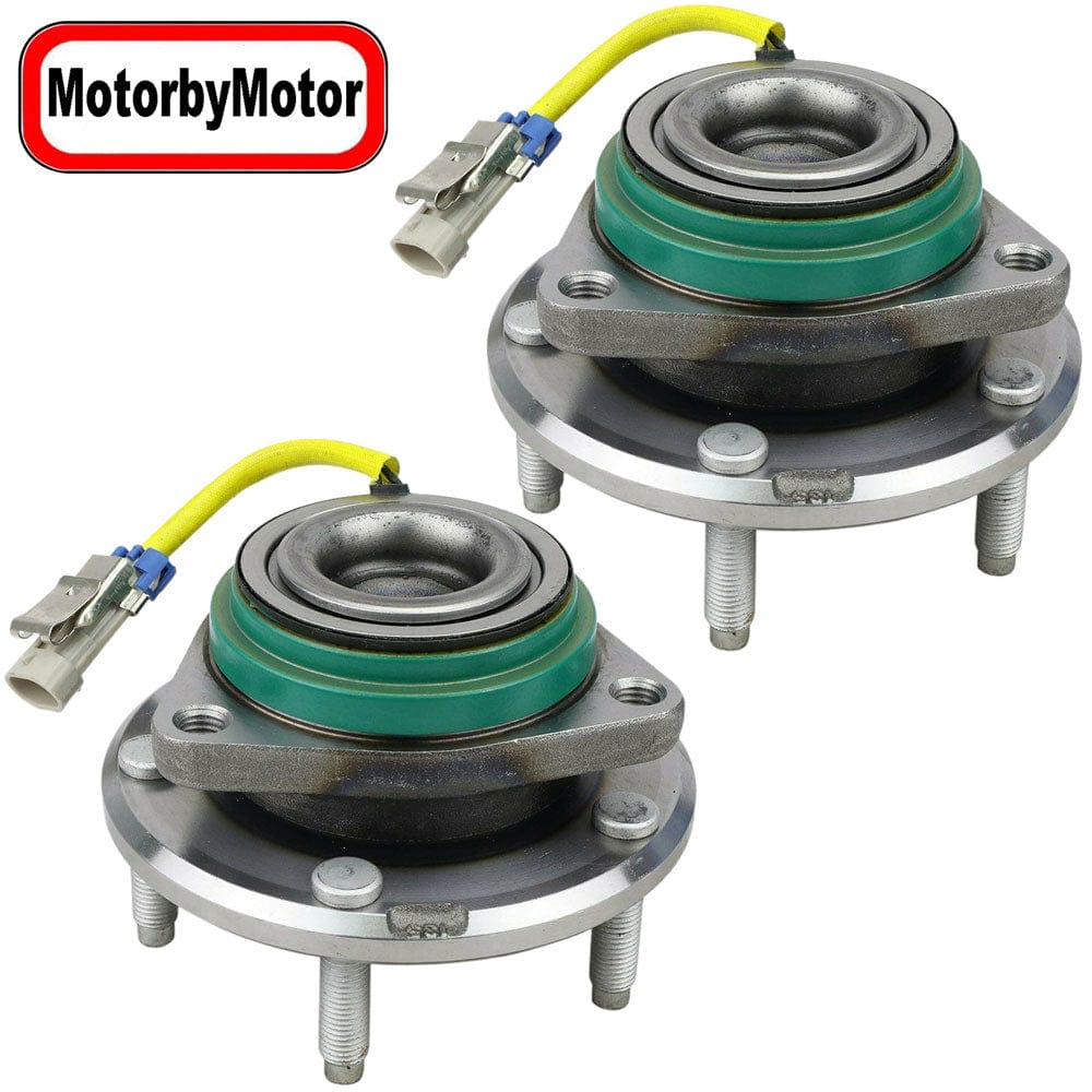 Front Wheel Bearing Hub Assembly Fits for 2009 Cadillac XLR, 2009-2013 Chevy Corvette Wheel Hub w/5 Lugs-513291 (2 PACK)