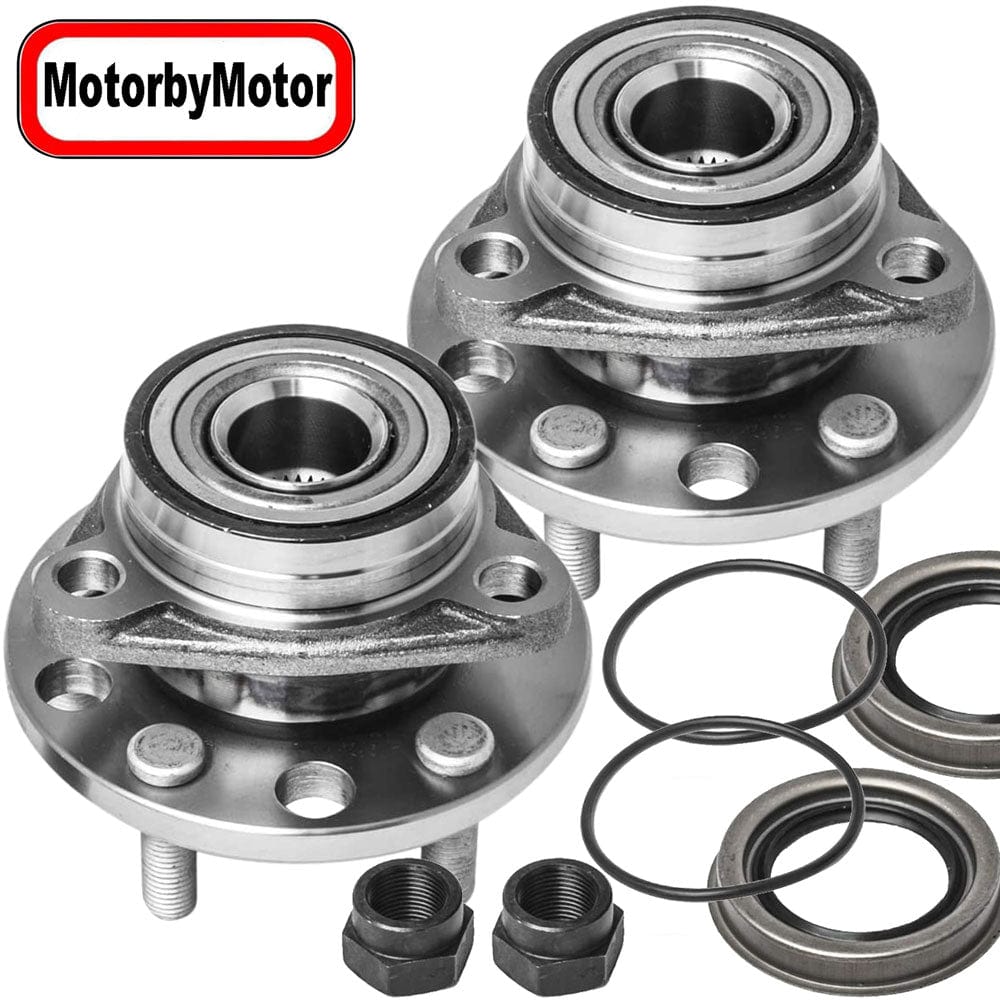 Front Wheel Bearing Hub Assembly Fits for Buick, Chevy, Oldsmobile, Pontiac, Cadillac Wheel Hub w/5 Lugs-513017K - 2 PACK